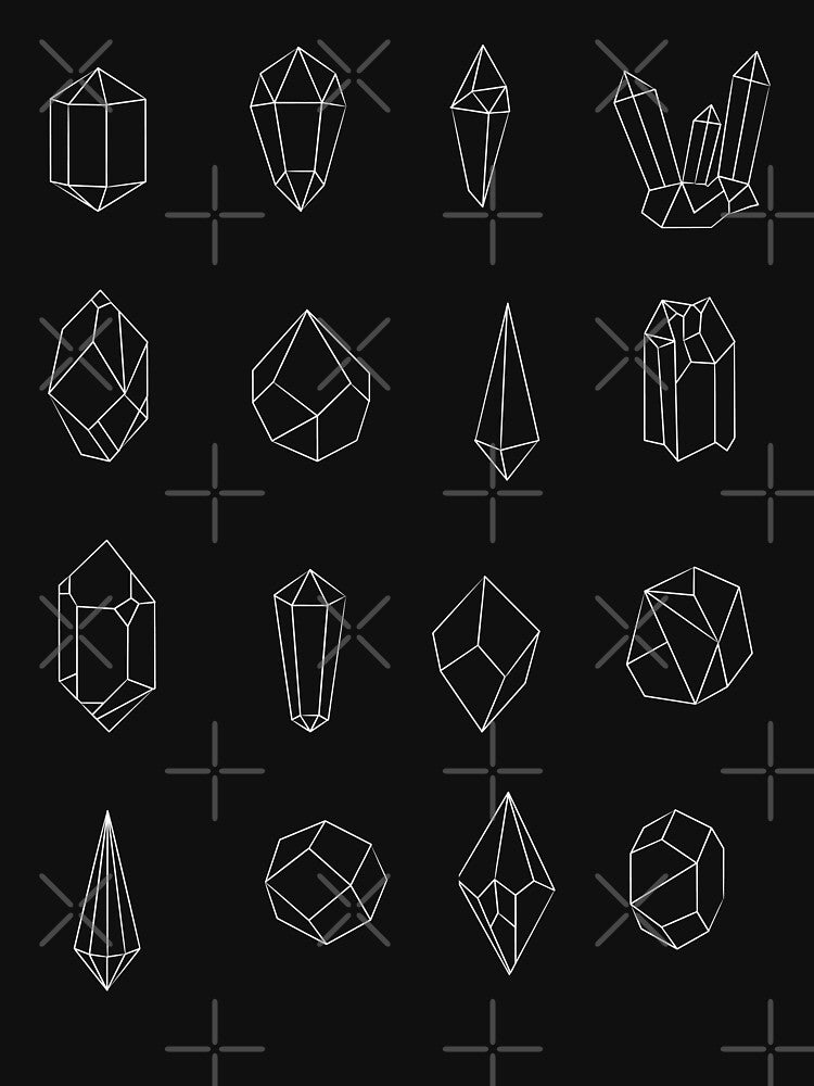 Minerals, Crystals and Gems by cl0thespin T-Shirts, Hoodie, Sweatshirt | BlankRebels.com (Image 3)