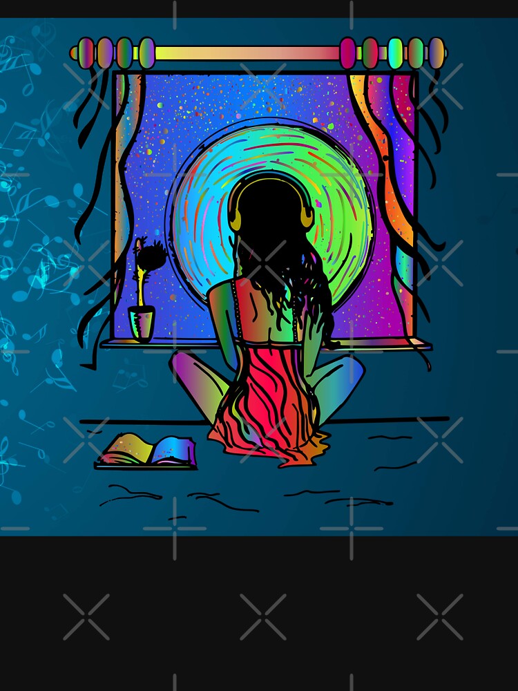 ‘I Miss Live Music and Hugs’, cool and colourful musical design for music fans and music lovers by haRexia... (Image 3)