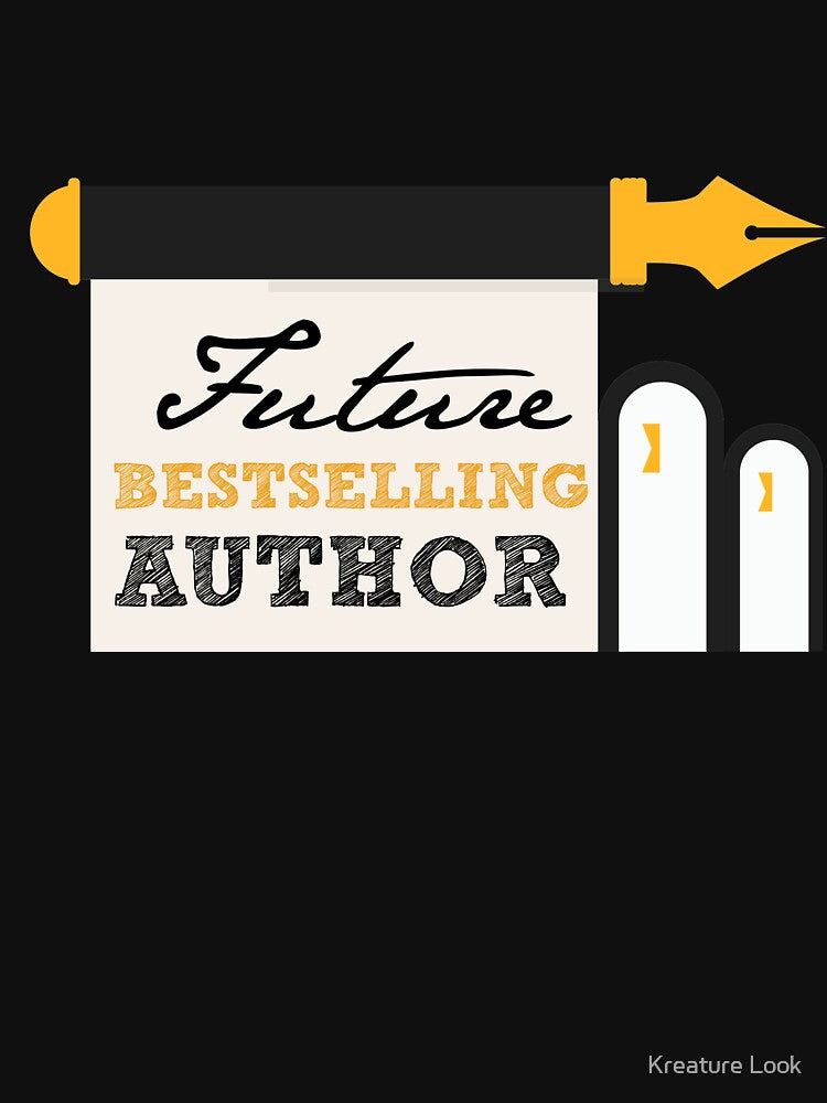 Future Best Selling Author | book reading shirt | bookish gifts | book lover t-shirt | book lover gift | gift for booknerd | book shirt | author shirt | writer gift by Kreature Look