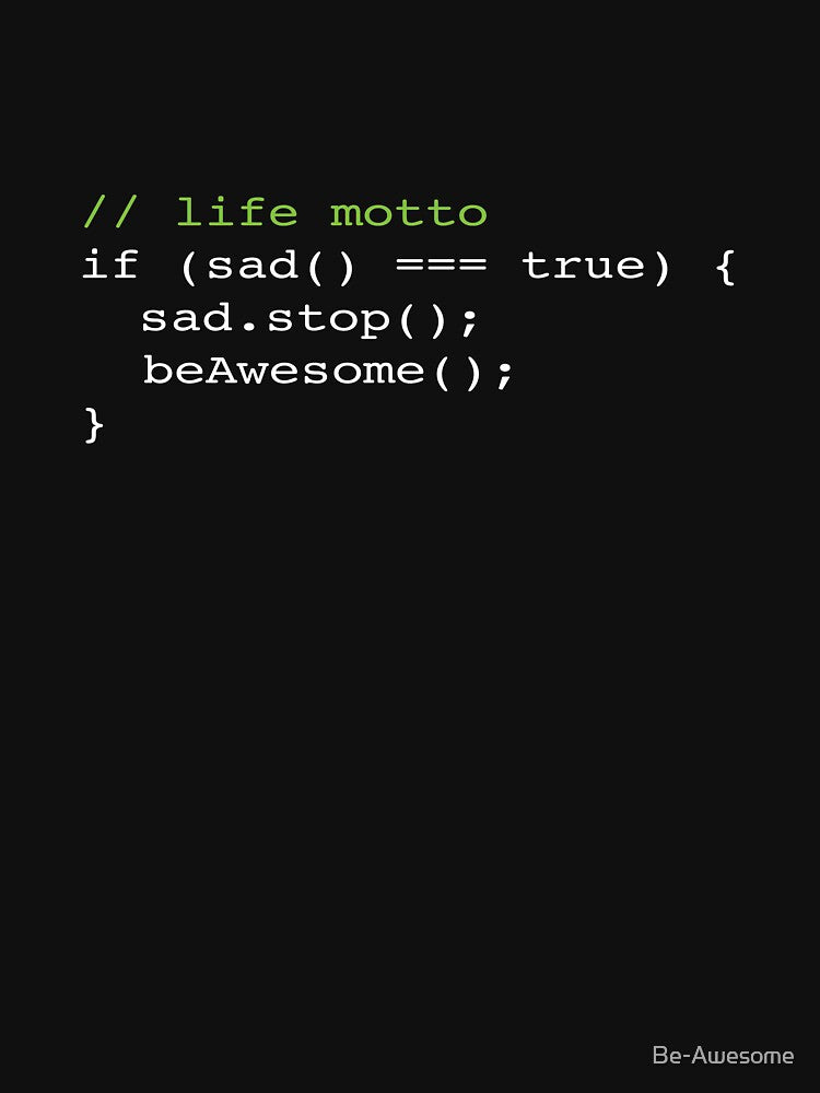 Life motto by Be-Awesome T-Shirts, Hoodie, Sweatshirt | BlankRebels.com (Image 3)