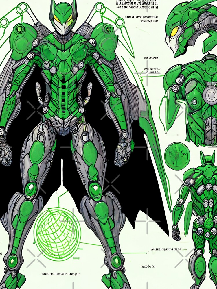 the greenbat in mechsuit diagram by deecosta