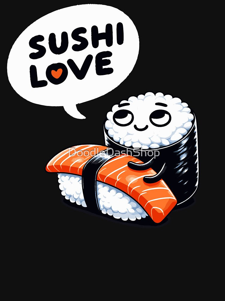 Sushi love by DoodleDashShop T-Shirts, Hoodie, Sweatshirt | BlankRebels.com (Image 3)