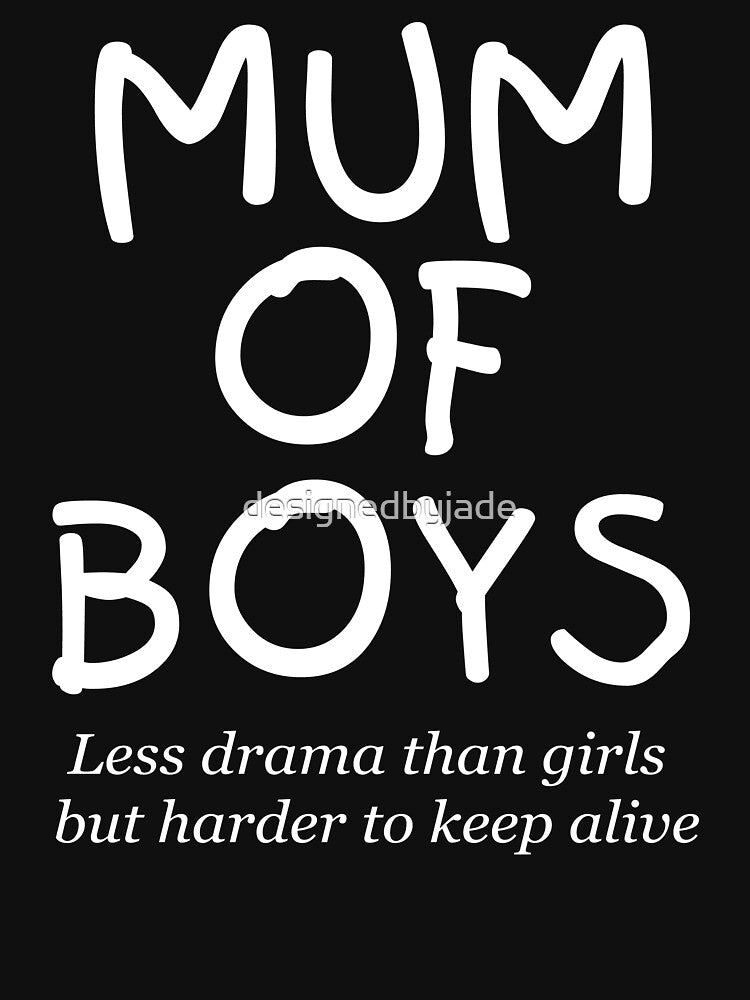 Mum of Boys by designedbyjade T-Shirts, Hoodie, Sweatshirt | BlankRebels.com (Image 2)