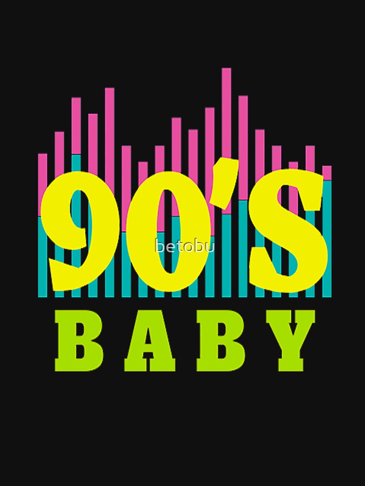 baby 90s colorful retro music by betobu T-Shirts, Hoodie, Sweatshirt | BlankRebels.com (Image 3)