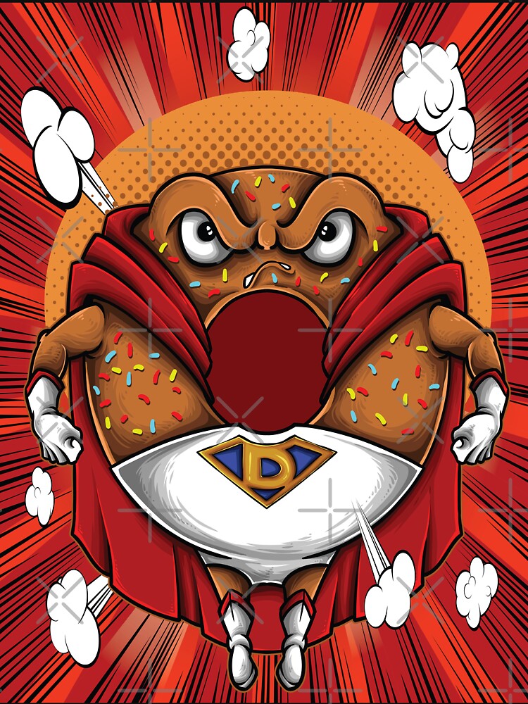 Donut Superhero I Love Donuts. by ProjectX23 T-Shirts, Hoodie, Sweatshirt | BlankRebels.com (Image 3)
