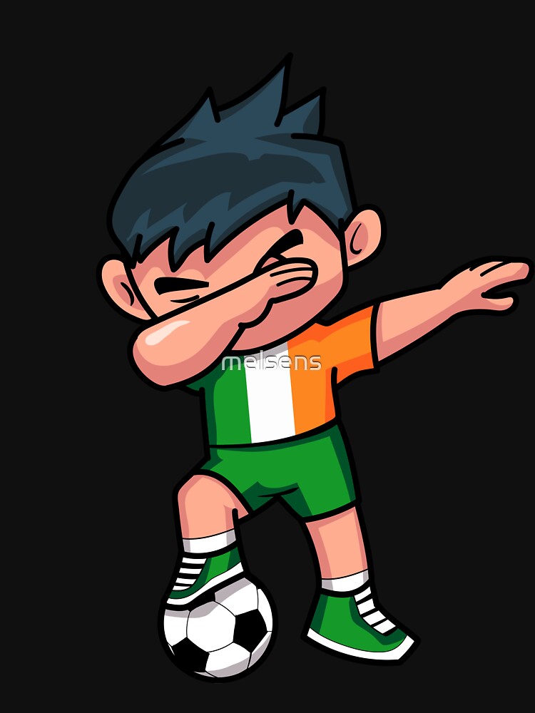 Soccer Boy Dabbing Ireland by melsens