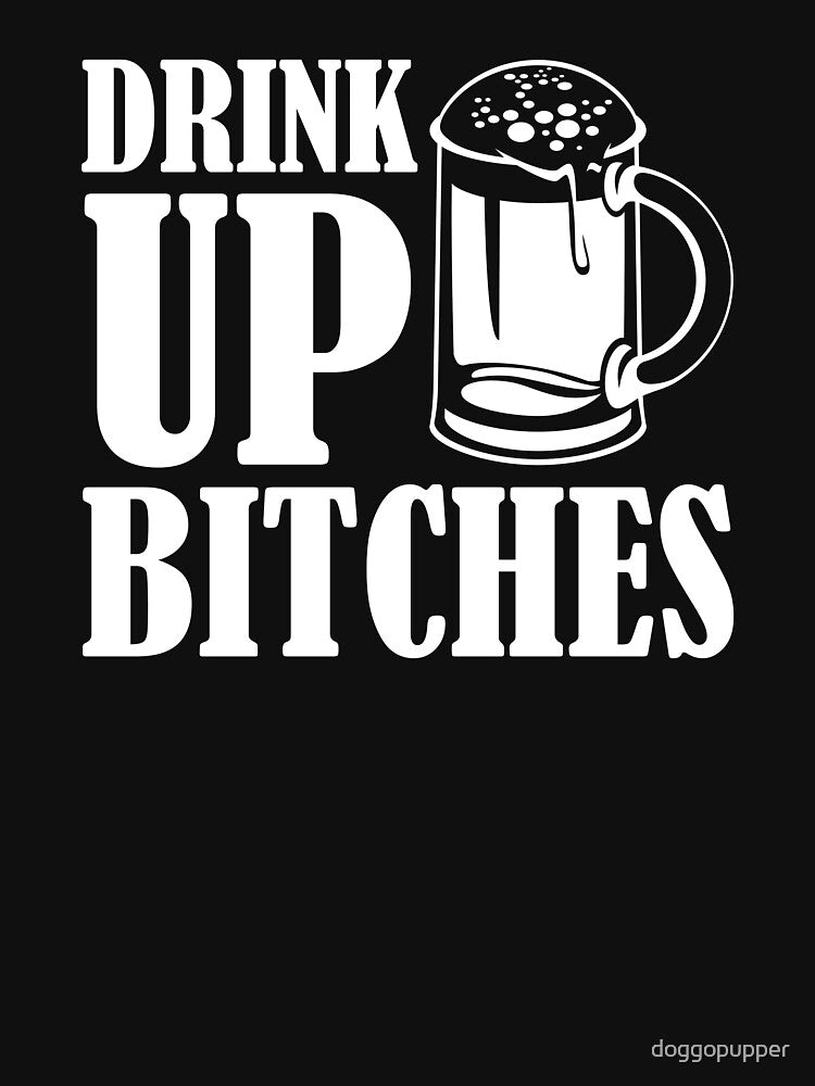 Drink Up Bitches St Patricks Day Drinking Apparel by doggopupper T-Shirts, Hoodie, Sweatshirt | BlankRebels.com (Image 3)