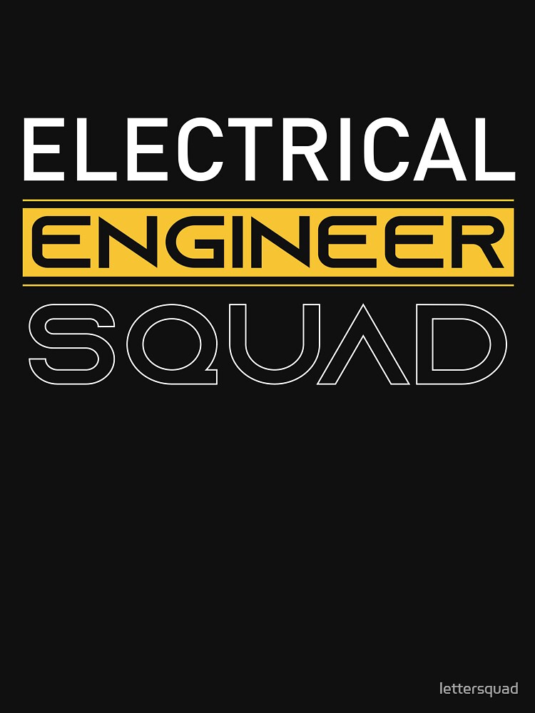 electrical engineer squad by lettersquad T-Shirts, Hoodie, Sweatshirt | BlankRebels.com (Image 3)