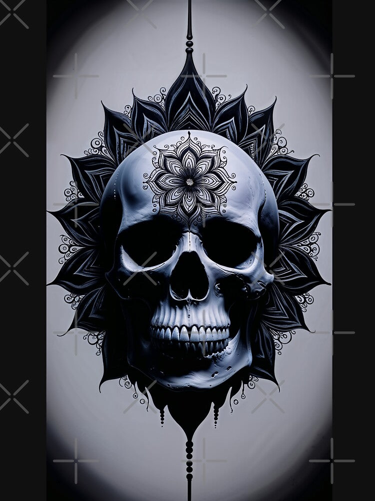 Abstract Skull – Dark Art & Gothic Aesthetic by Unikat.SE T-Shirts, Hoodie, Sweatshirt | BlankRebels.com (Image 3)