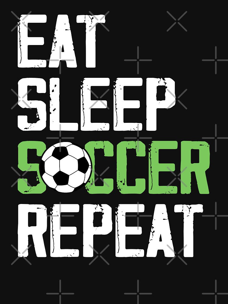 Eat Sleep Soccer Repeat Cool Sport Player by Phoebeys