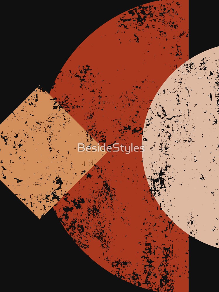 Geometric Boho Art Prints in Earthy Tones by BesideStyles