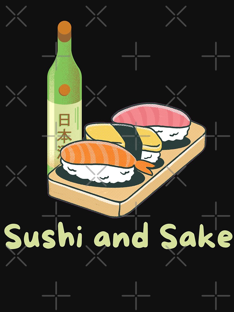 Sushi and Sake Men and Women Japan by Collin36 T-Shirts, Hoodie, Sweatshirt | BlankRebels.com (Image 3)