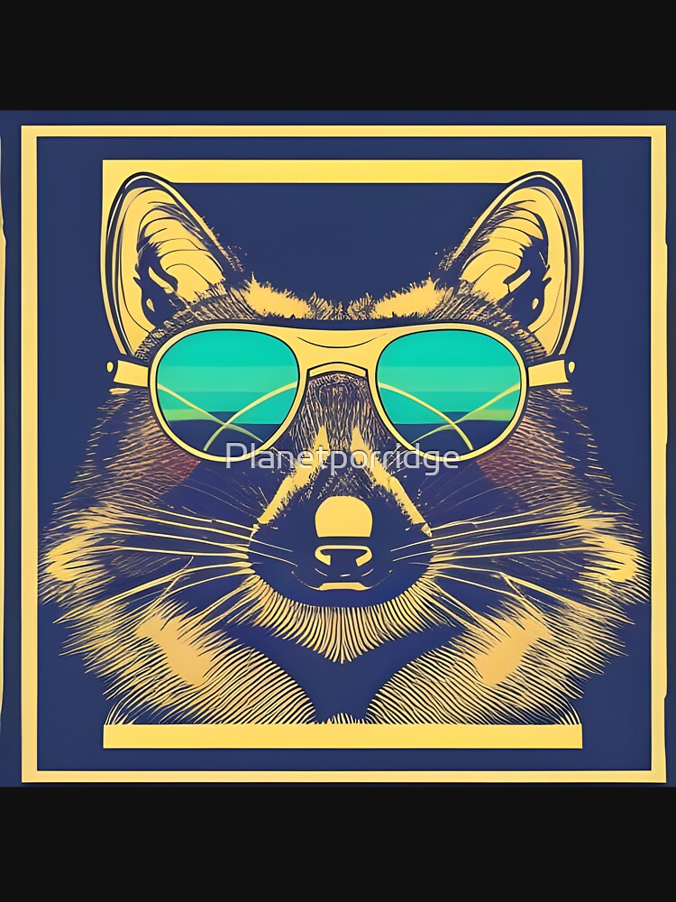 Cool Raccoon by Planetporridge T-Shirts, Hoodie, Sweatshirt | BlankRebels.com (Image 3)