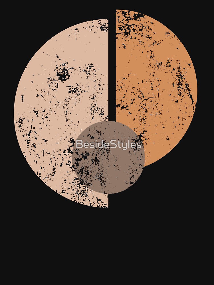 Round, Geometric Boho Art Prints in Earthy Tones by BesideStyles T-Shirts, Hoodie, Sweatshirt | BlankRebels.com (Image 3)