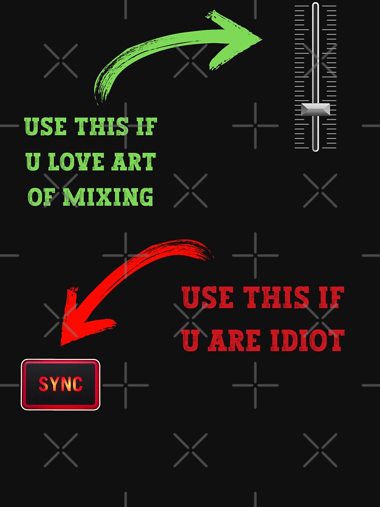 Skill Over Sync - Funny Aesthetic Art For DJ by Raccoon's World T-Shirts, Hoodie, Sweatshirt | BlankRebels.com (Image 3)