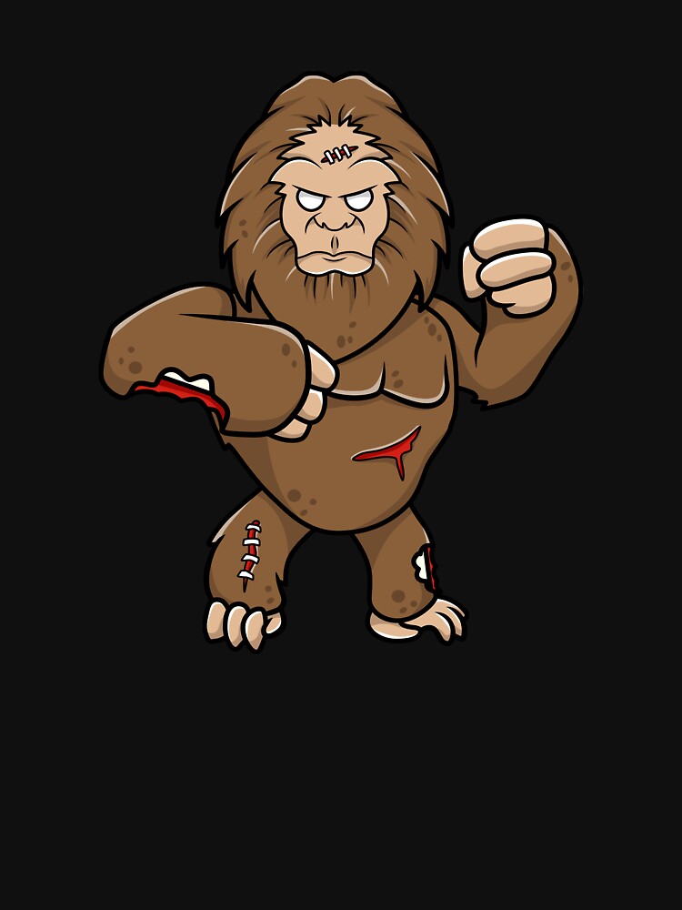 Halloween Bigfoot Zombie T Shirt Halloween Monster by BUBLTEES Hoodie, Sweatshirt | BlankRebels.com (Image 2)