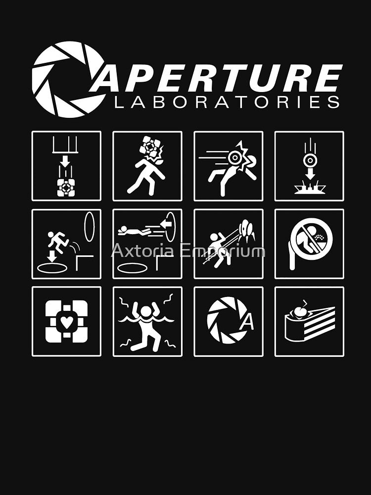 Aperture Science Labs Portal Game by Axtoria Emporium T-Shirts, Hoodie, Sweatshirt | BlankRebels.com (Image 3)