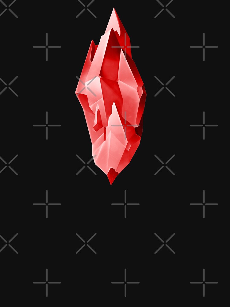 Red Crystal Gem: Crystal Collection by Carter Schmidt T-Shirts, Hoodie, Sweatshirt | BlankRebels.com (Image 3)