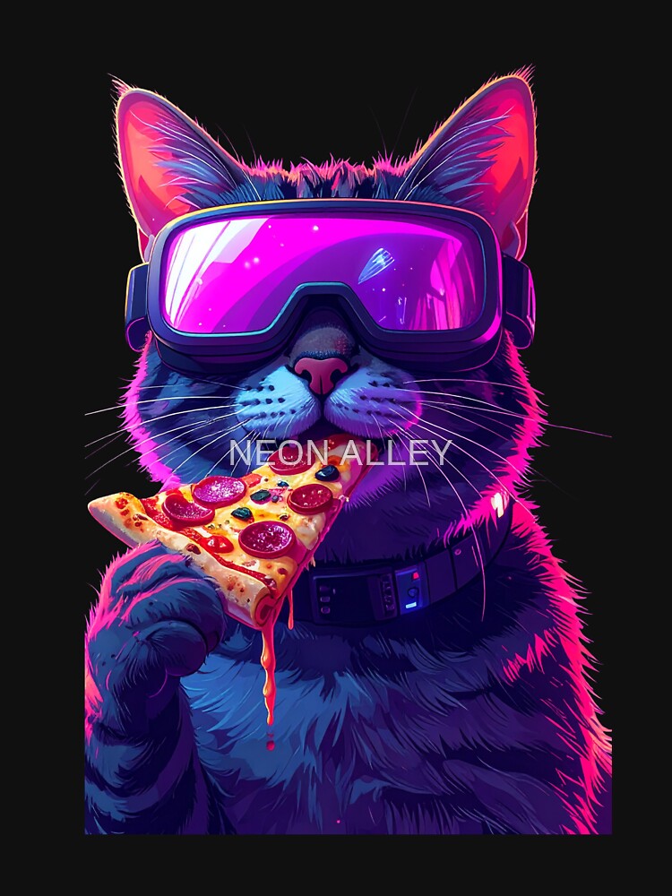 Funny Chubby Cat by NEON ALLEY T-Shirts, Hoodie, Sweatshirt | BlankRebels.com (Image 3)