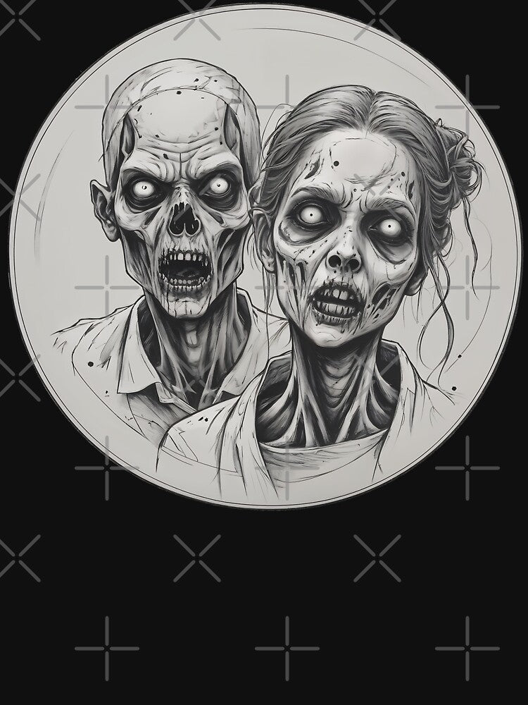 Zombie Couple - Hungry Zombies by NightTimeJ T-Shirts, Hoodie, Sweatshirt | BlankRebels.com (Image 3)