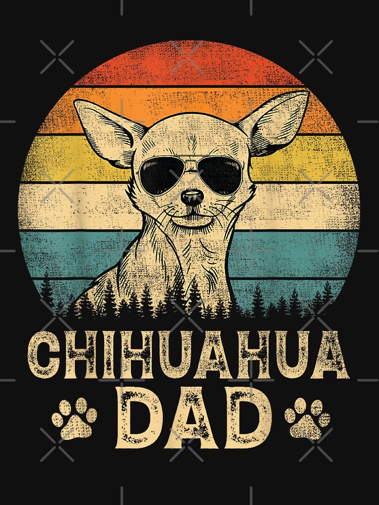 Vintage Chihuahua Dad T‑Shirt – Father’s Day Gift for Dog Lovers by Alizi-store