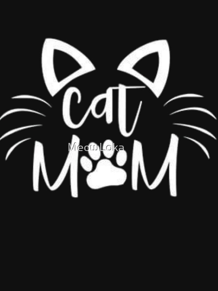 CAT MOM by MeowLoka ⭐⭐⭐⭐ T-Shirts, Hoodie, Sweatshirt | BlankRebels.com (Image 3)