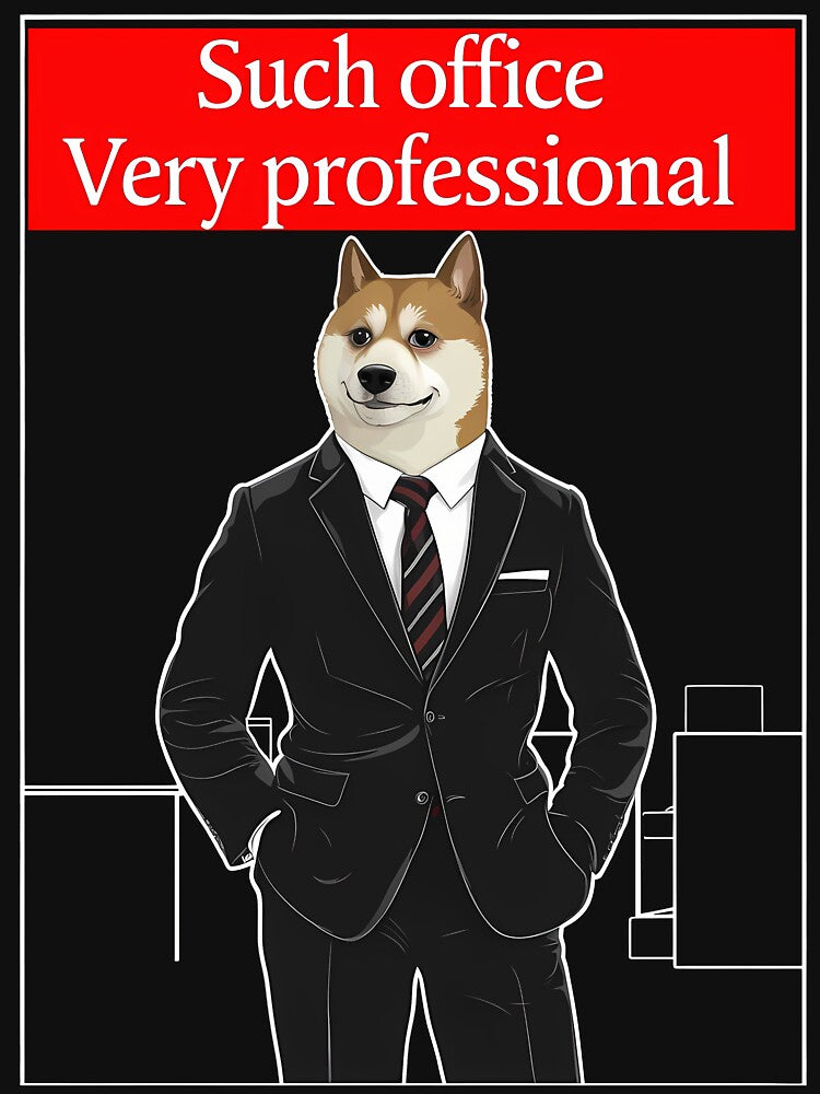 Woof! Doge Means Business by SpeakingPrint2 T-Shirts, Hoodie, Sweatshirt | BlankRebels.com (Image 3)