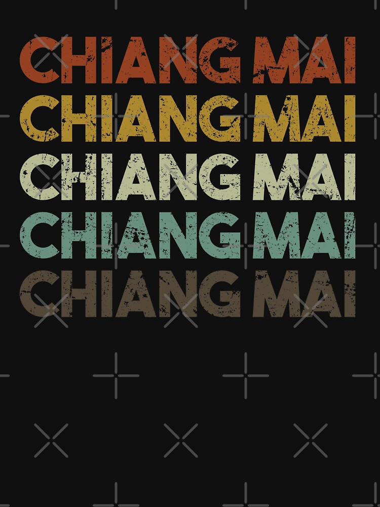 Retro Chiang Mai Thailand by Si Li T-Shirts, Hoodie, Sweatshirt | BlankRebels.com (Image 3)