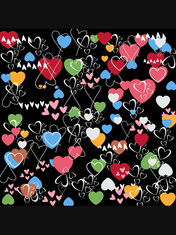 MULTI-COLORED HEARTS A FLUTTER by Steven  LaRussa T-Shirts, Hoodie, Sweatshirt | BlankRebels.com (Image 3)