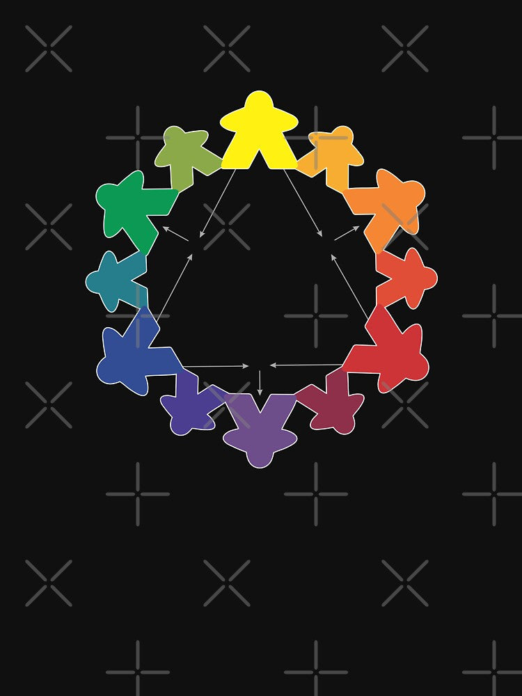 Chromatic Meeple by AventurerosLúdicos T-Shirts, Hoodie, Sweatshirt | BlankRebels.com (Image 3)