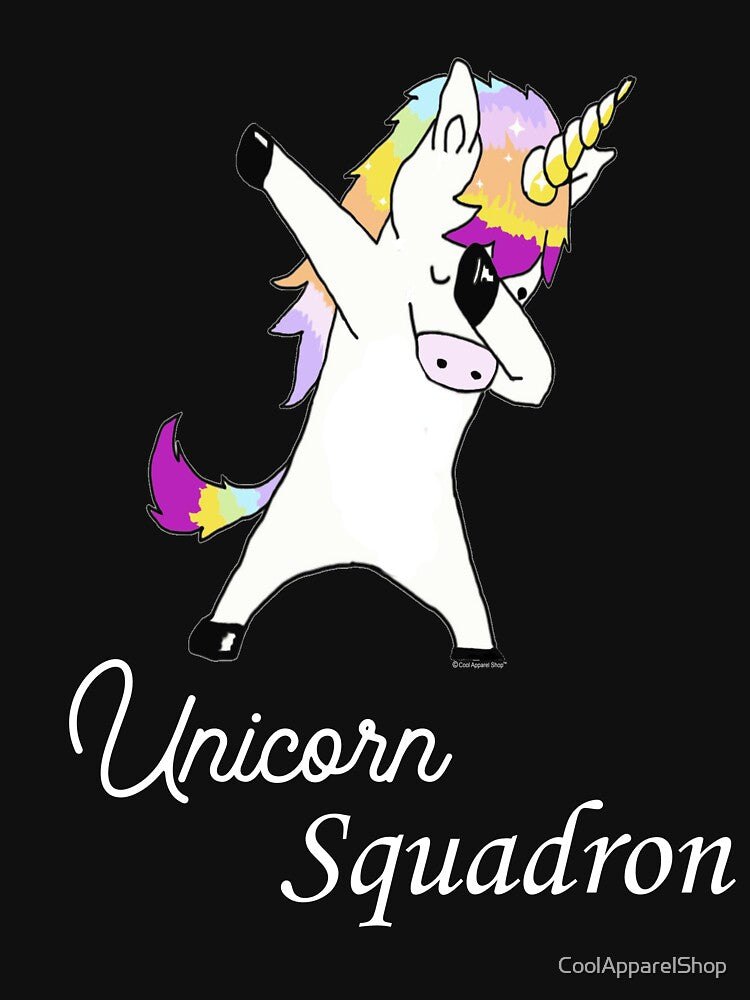 Unicorn Squadron - Dabbing Unicorn In Dab Dance Pose Shirt by CoolApparelShop