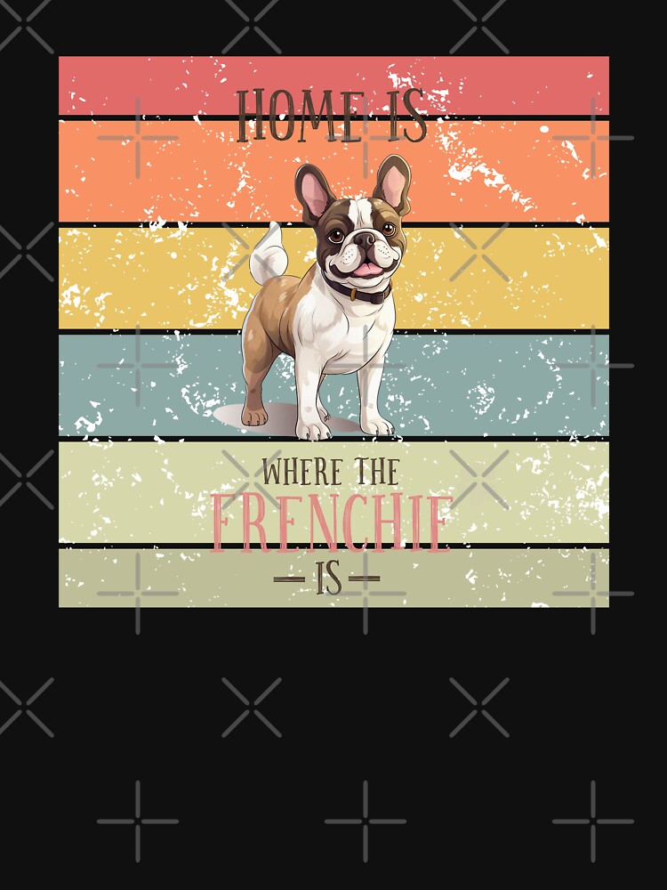 French Bulldog Retro Sunset Vintage Dog Lover Cute Pet Gift by darunwan T-Shirts, Hoodie, Sweatshirt (Image 3)