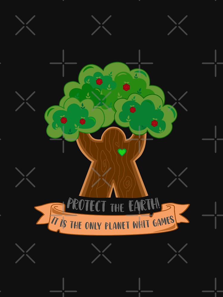 PROTECT the EARTH! it is only planet with GAMES by AventurerosLúdicos T-Shirts, Hoodie, Sweatshirt (Image 3)