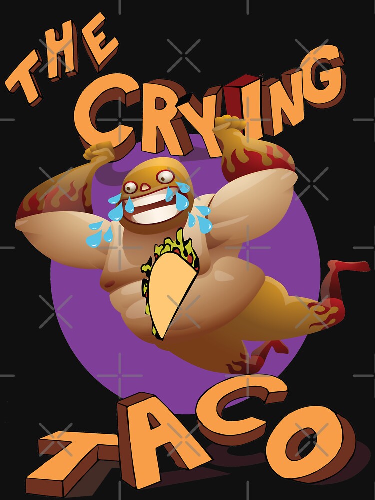 Crying Taco I Love To Eat Tacos by ProjectX23 T-Shirts, Hoodie, Sweatshirt | BlankRebels.com (Image 3)