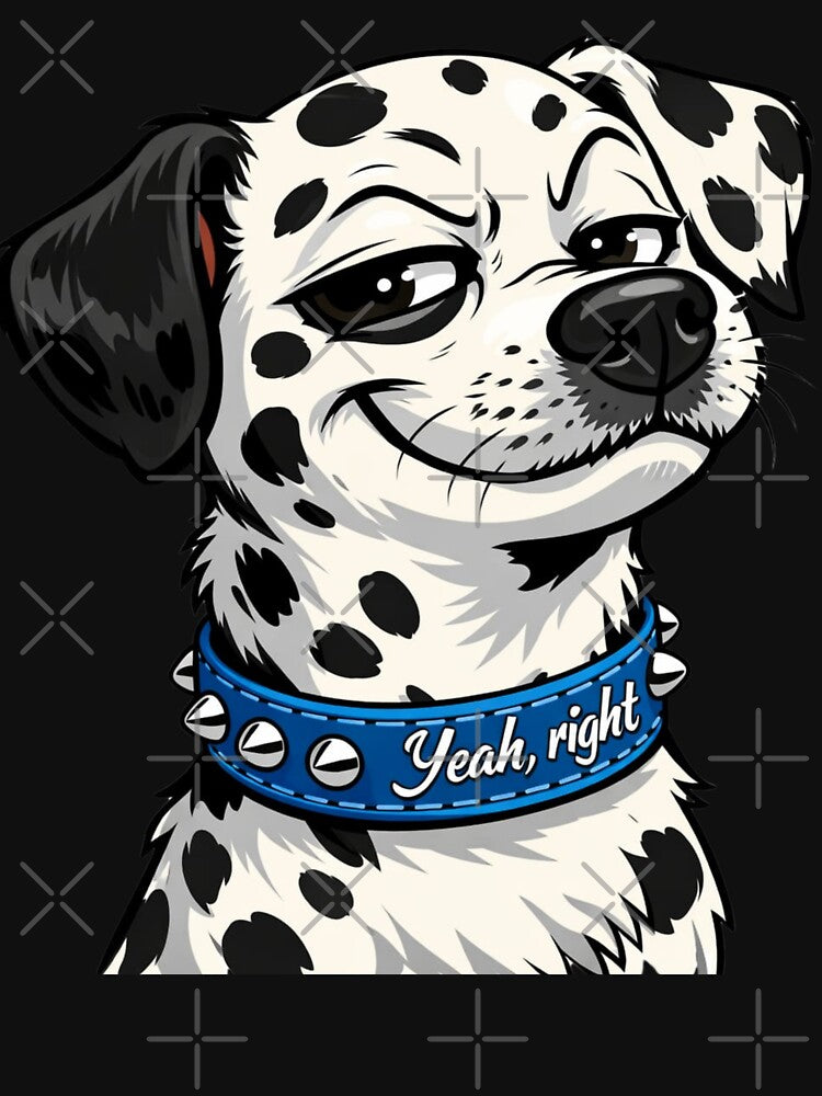 Sarcastic Dalmatian Cartoon Dog by Snurly T-Shirts, Hoodie, Sweatshirt | BlankRebels.com (Image 3)