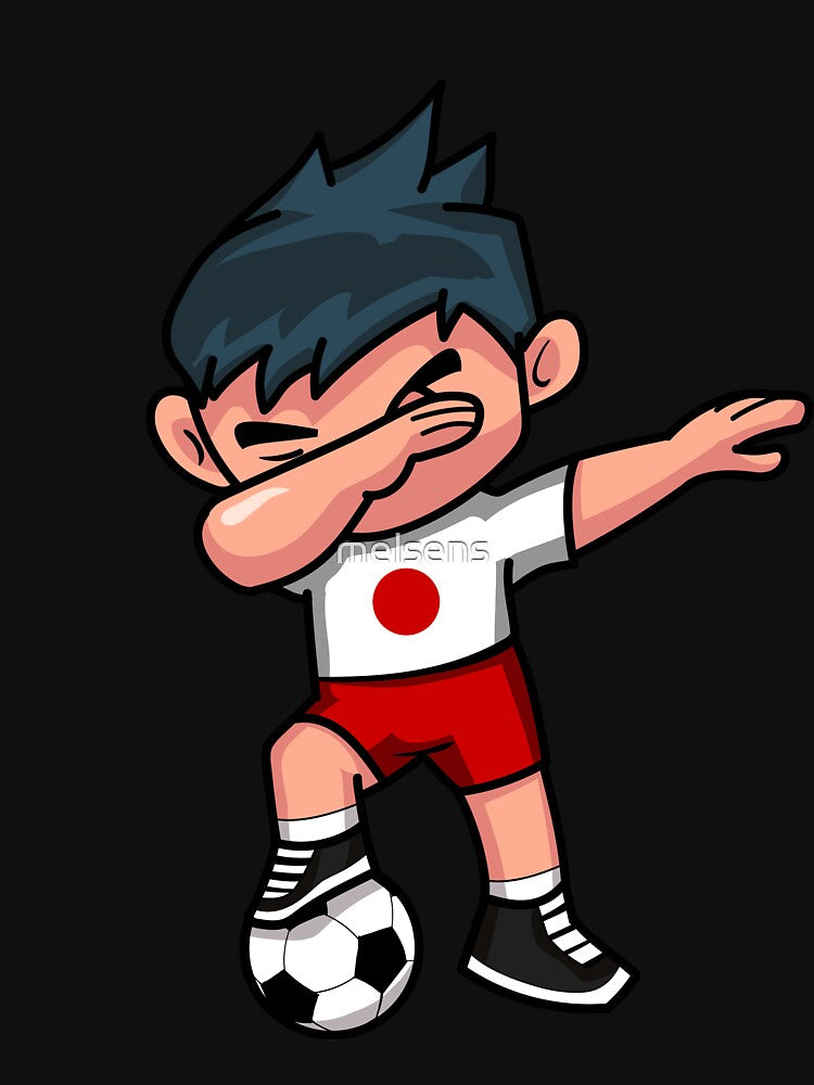 Soccer Boy Dabbing Japan by melsens