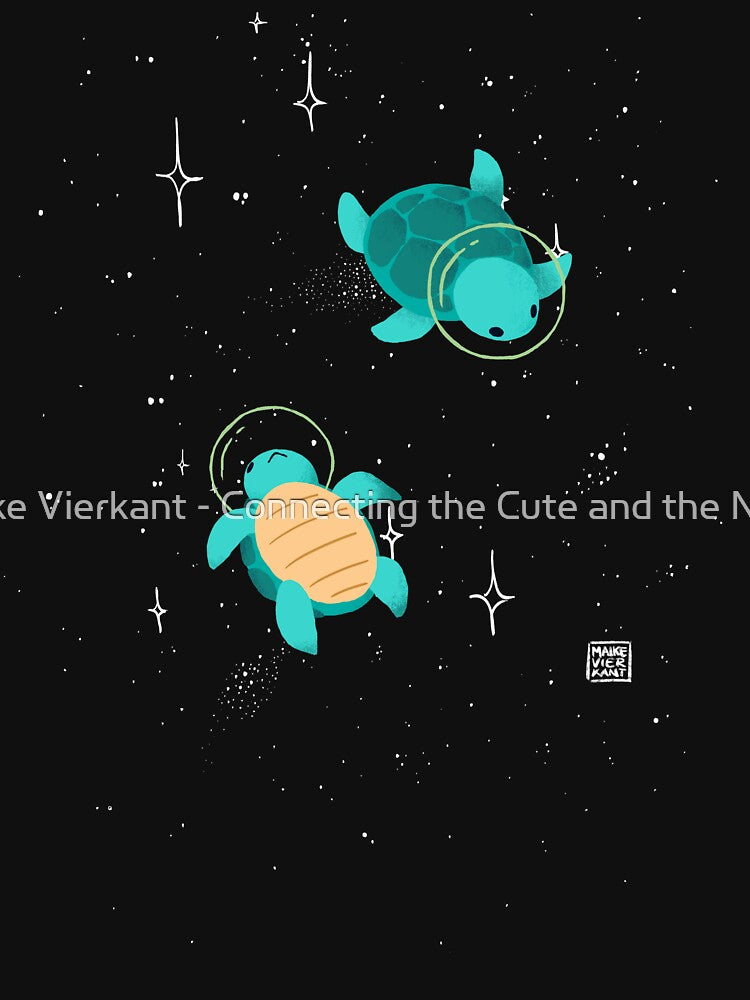 Space Turtles by Maike Vierkant - Connecting the Cute and the Nerdy T-Shirts, Hoodie, Sweatshirt | BlankRebels.com (Image 3)
