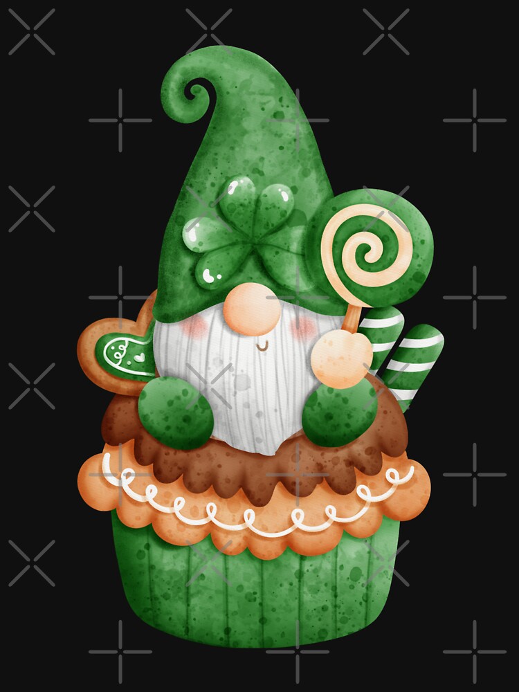 St Patricks Day -  Funny And Cute Gnomes St Patrick's Day Idea by Diferenty Shop  ⭐⭐⭐⭐⭐ T-Shirts, Hoodie,... (Image 3)
