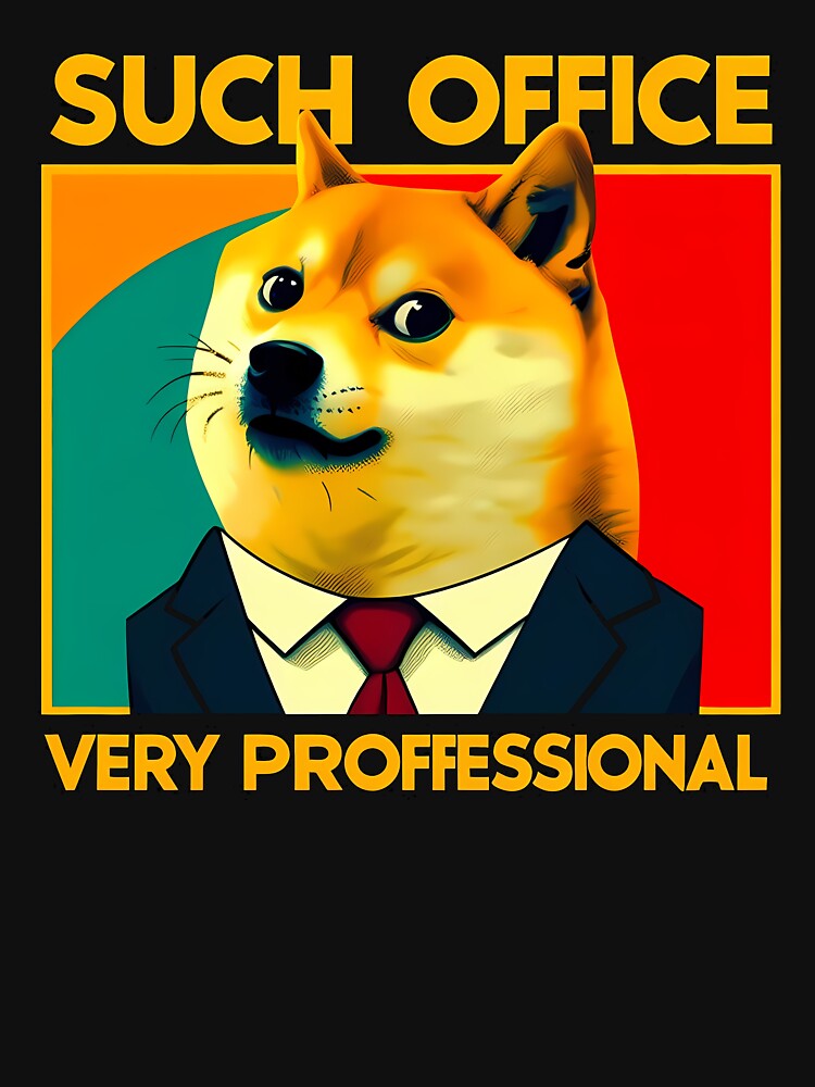 Classic Doge on the Job by SpeakingPrint2 T-Shirts, Hoodie, Sweatshirt | BlankRebels.com (Image 3)