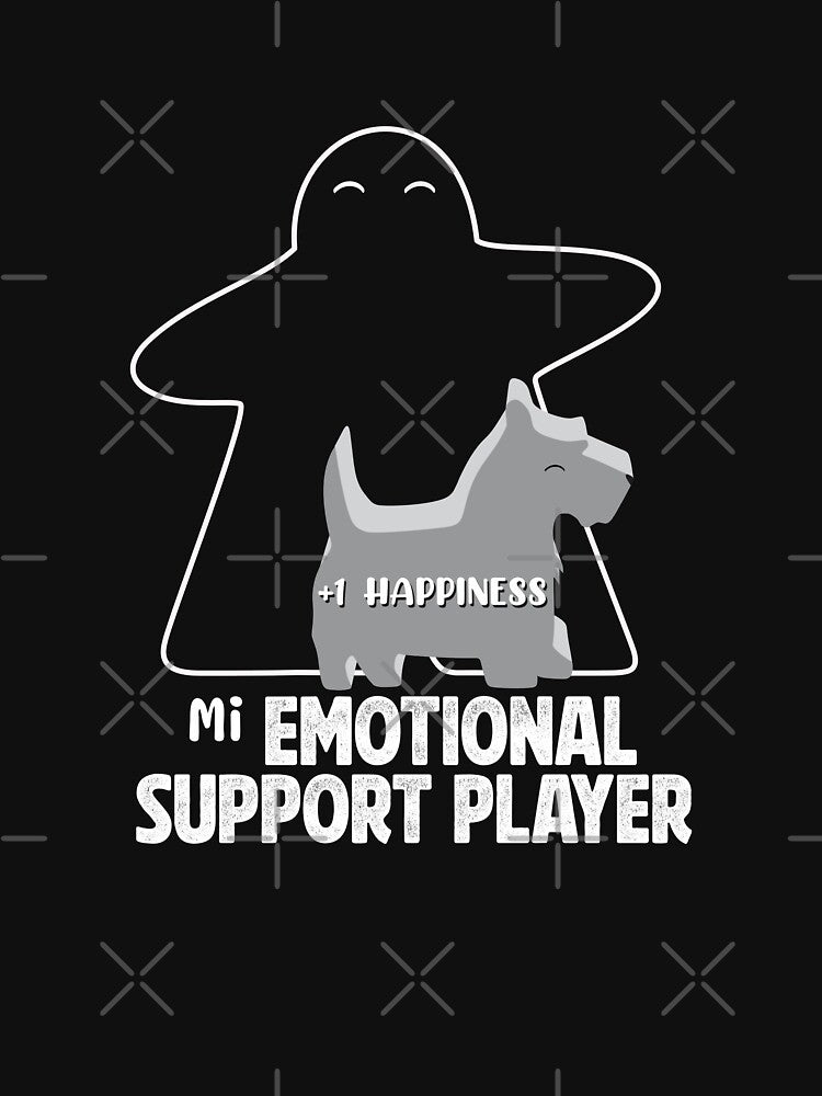 My EMOTIONAL SUPPORT PLAYER - Schnauzer by AventurerosLúdicos T-Shirts, Hoodie, Sweatshirt | BlankRebels.com (Image 3)