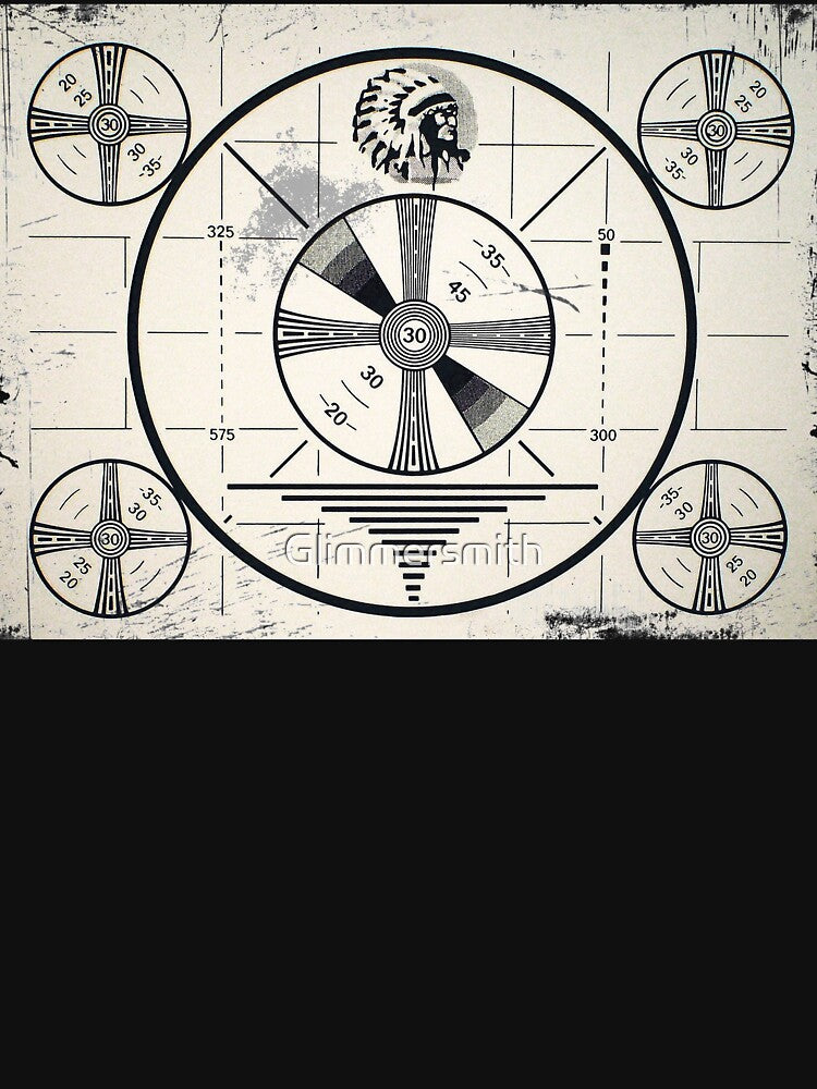 Retro TV Monoscope Test Pattern by Glimmersmith T-Shirts, Hoodie, Sweatshirt | BlankRebels.com (Image 3)
