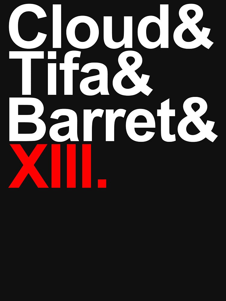 Cloud&Tifa&Barret&Xiii T-Shirts, Hoodie, Sweatshirt