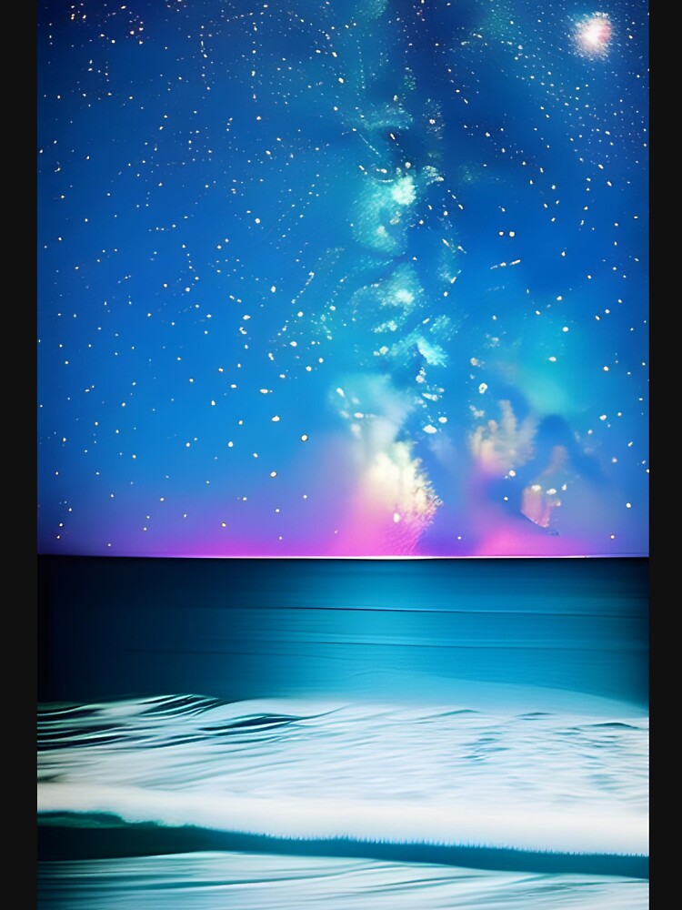 STARRY NIGHT OVER THE OCEAN by Steven  LaRussa T-Shirts, Hoodie, Sweatshirt | BlankRebels.com (Image 3)