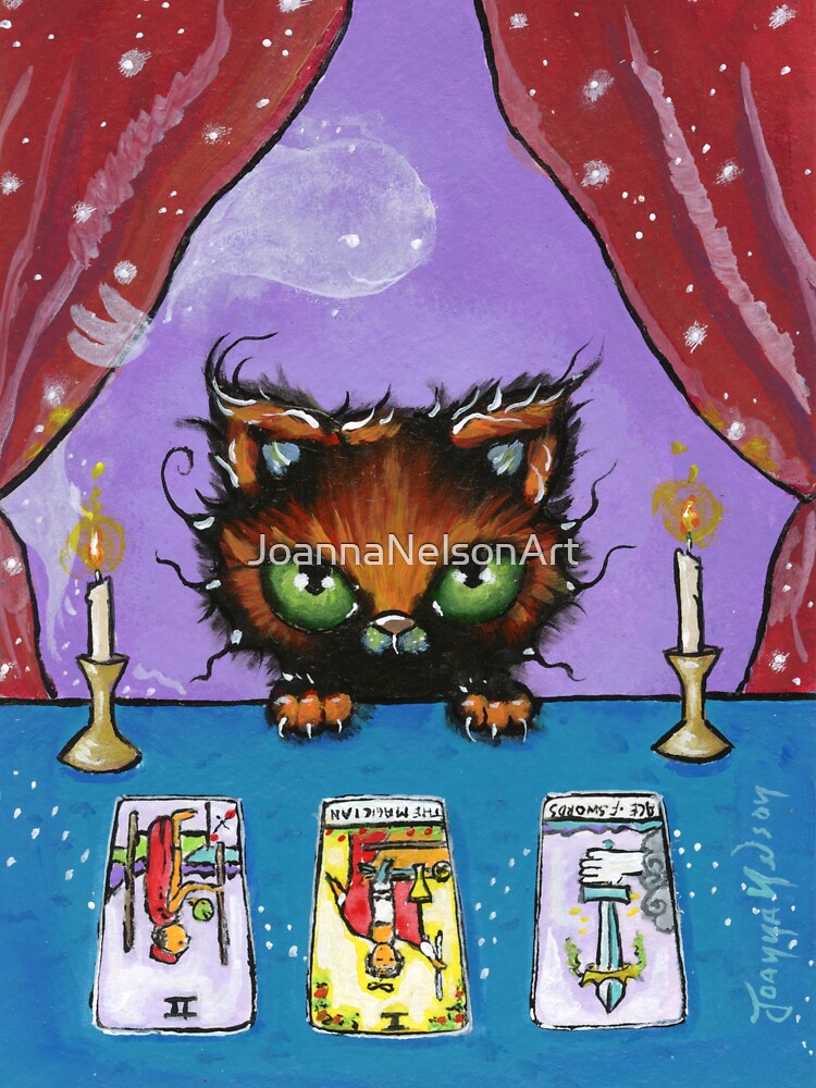 Tarot Kitten by JoannaNelsonArt T-Shirts, Hoodie, Sweatshirt | BlankRebels.com (Image 3)