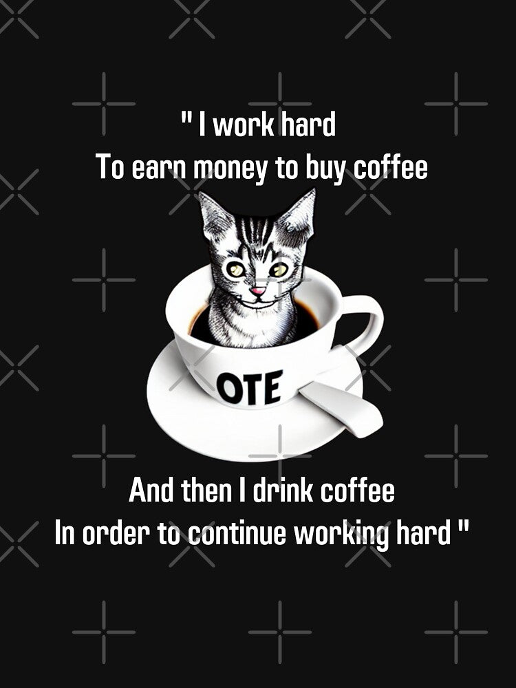 Women's Novelty Sarcastic Funny I work hard to buy coffee lovers by BOHOVIN T-Shirts, Hoodie, Sweatshirt (Image 3)