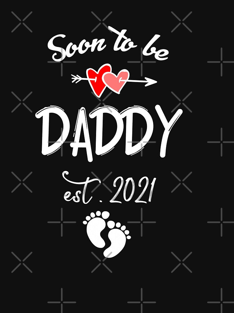 soon to be daddy est 2021 ,My First Fathers Day, Cool Gift For Dad,Father's Day Gift From Wife, Dad Gift From... (Image 3)