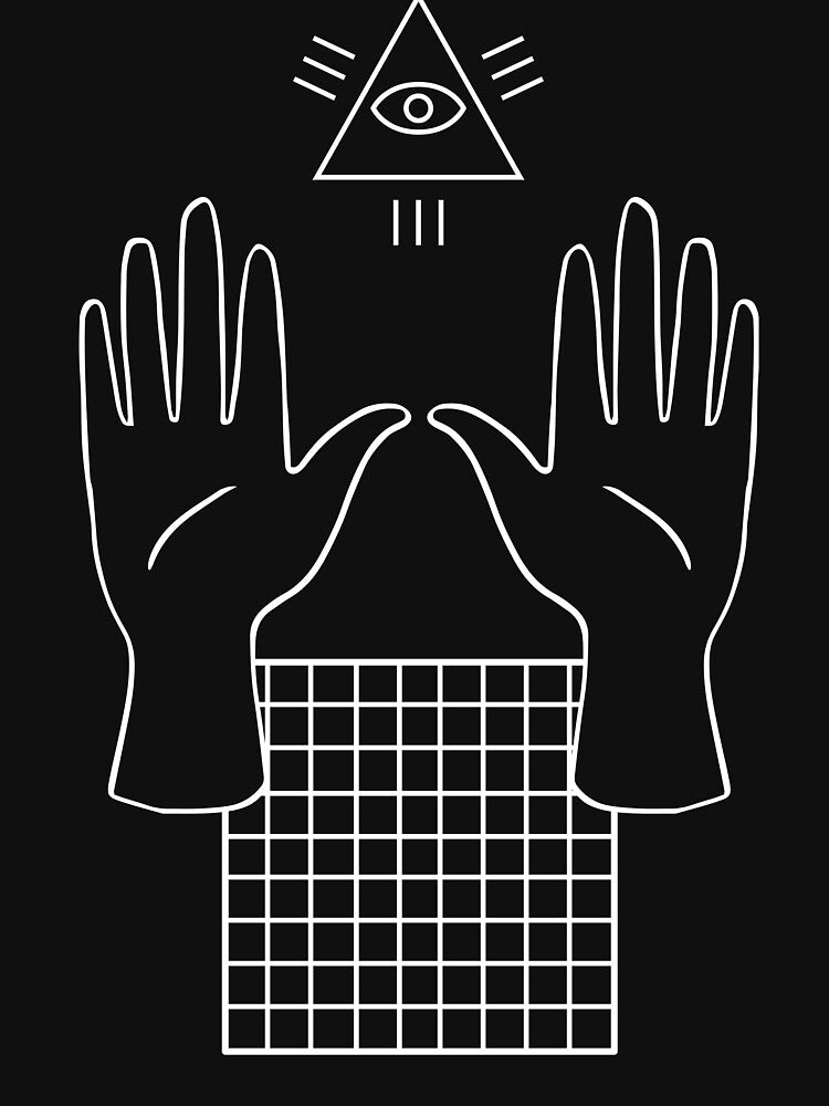 Occult Illuminati Vaporwave by Jam Jar T-Shirts, Hoodie, Sweatshirt | BlankRebels.com (Image 3)
