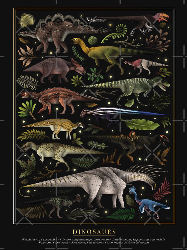 Dinosaurs IV by Emily Higgs Art T-Shirts, Hoodie, Sweatshirt | BlankRebels.com (Image 3)