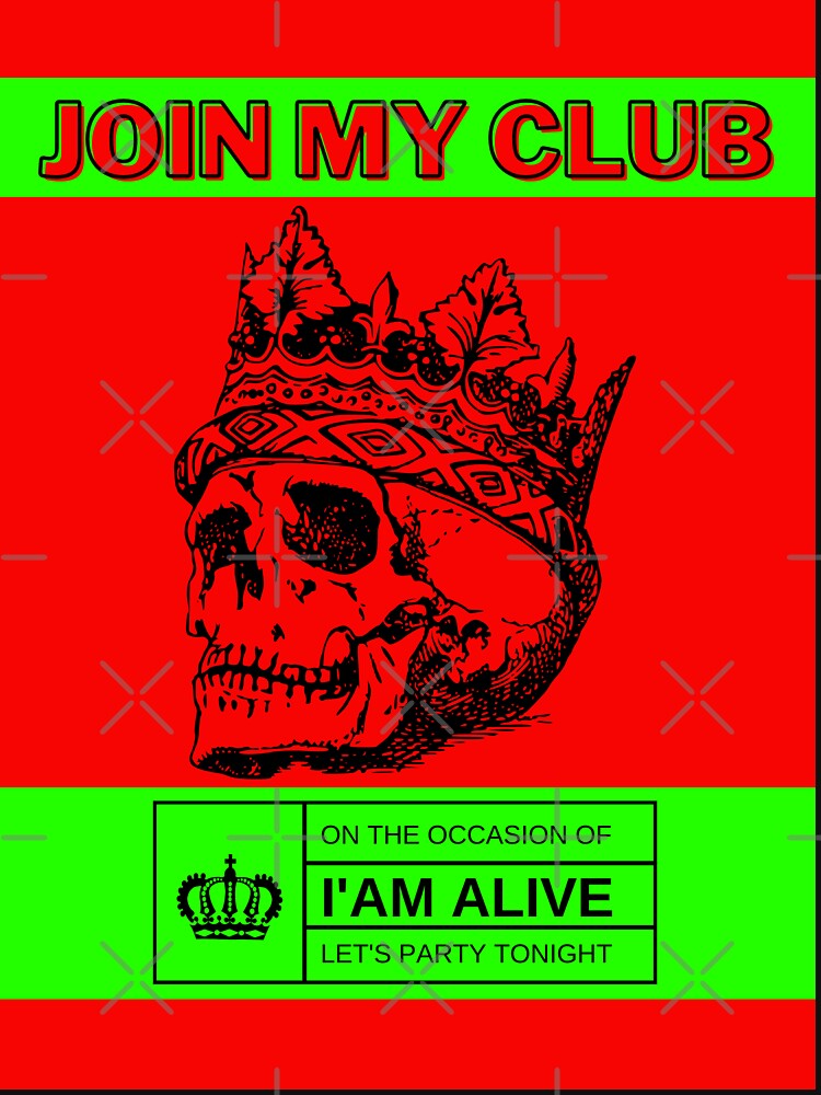 Join My Club Skull Graphic by MotionWaves T-Shirts, Hoodie, Sweatshirt | BlankRebels.com (Image 3)