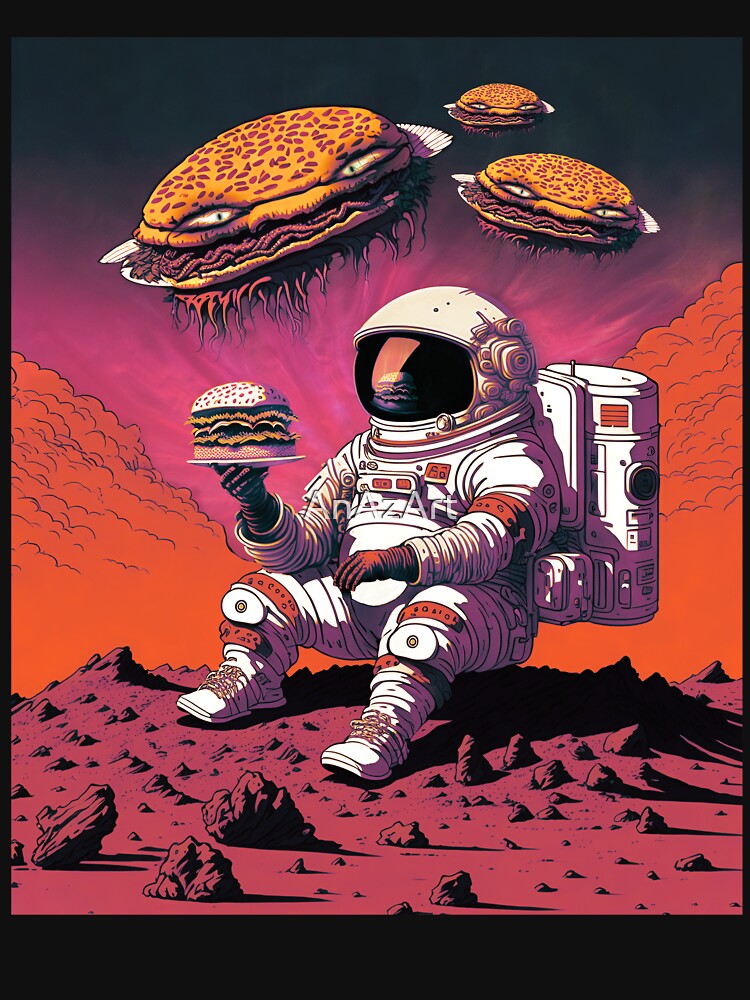 Burger Aliens by AnAzArt T-Shirts, Hoodie, Sweatshirt | BlankRebels.com (Image 3)